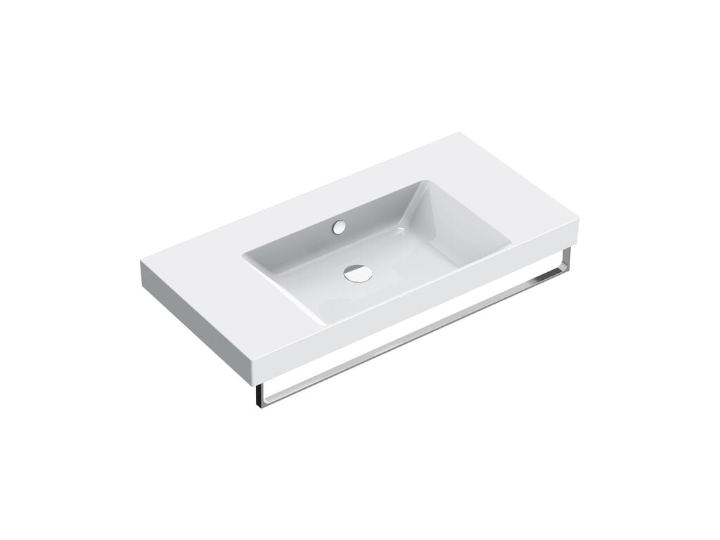 Catalano zero 100 (central sink) basin with shelfs