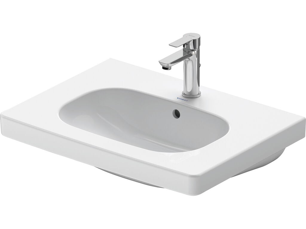 Duravit d-code furniture wash basin white 650 x 480 mm