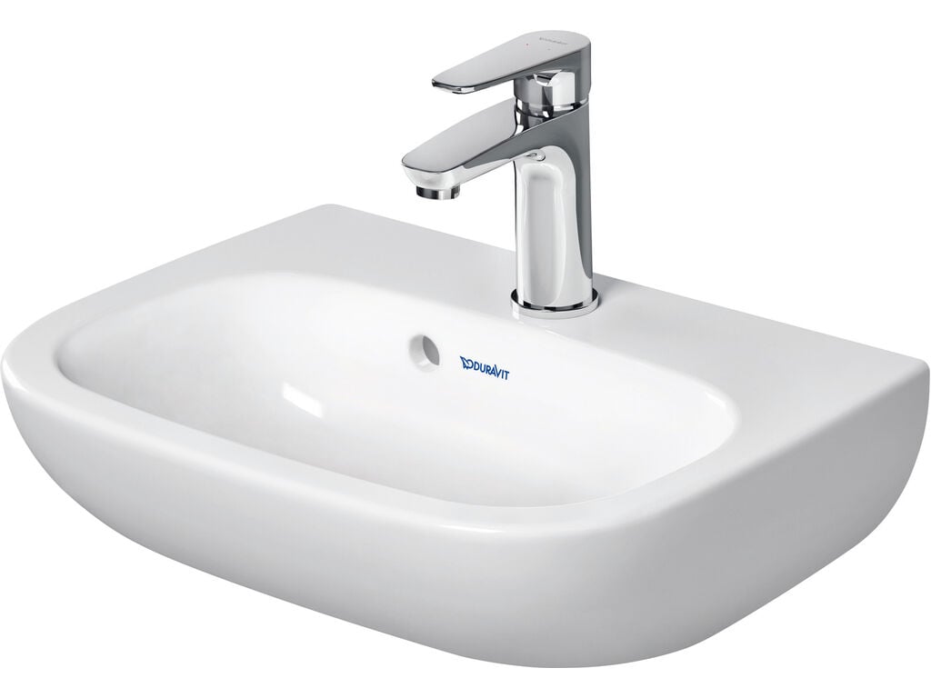 Duravit d-code hand wash basin white 450 x 340 mm
