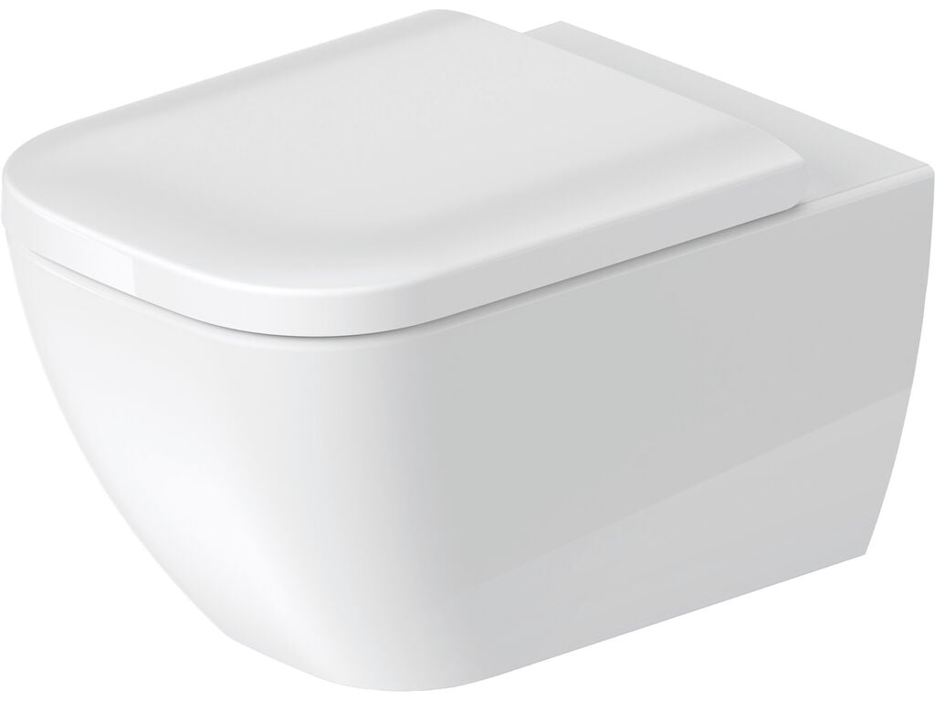 Duravit happy d.2 wall-mounted toilet white 540 mm with hygieneglaze