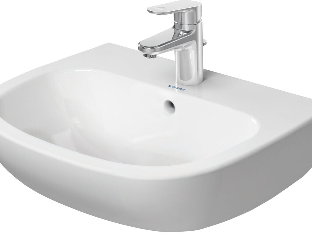 Duravit d-code wash basin white 550 x 430 mm