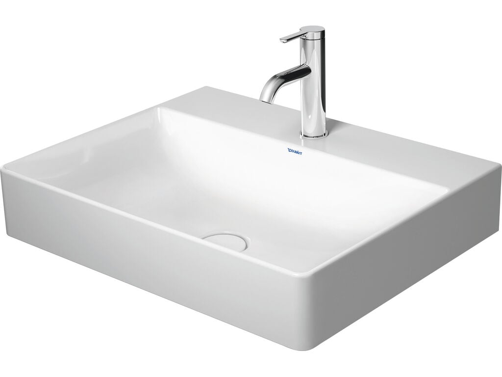 Duravit durasquare washbowl white , 600 x 470 mm for counter tops