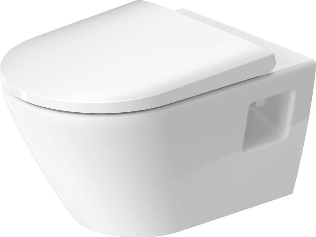 Duravit d-neo wall-mounted toilet white rimless (Pan Only)