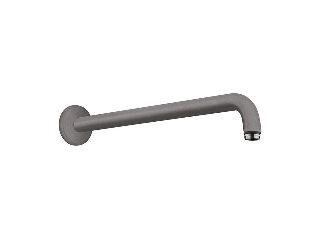 Hansgrohe shower arm dn15 389mm brushed black chrome
