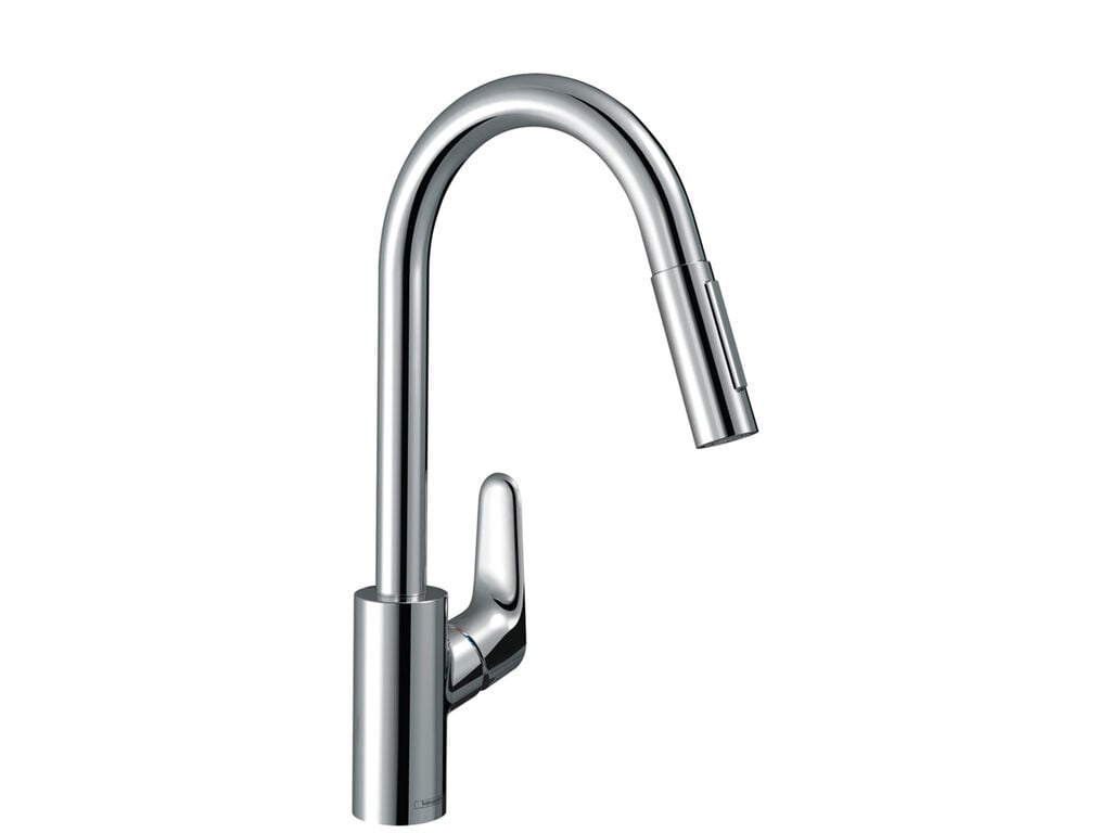Hansgrohe decor kitchen mixer with  pull-out spray 2jet chrome