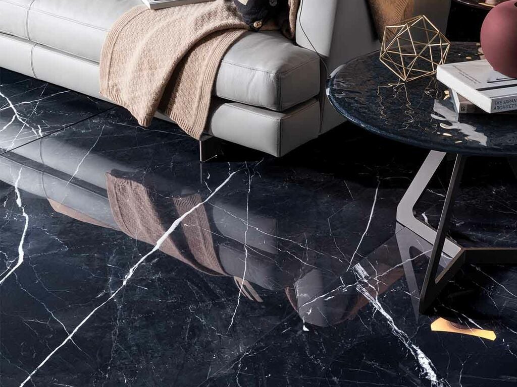 ENTHRAL ブラックメタル　BLACKL Emil Calacatta Black Marble Tile EHAA02